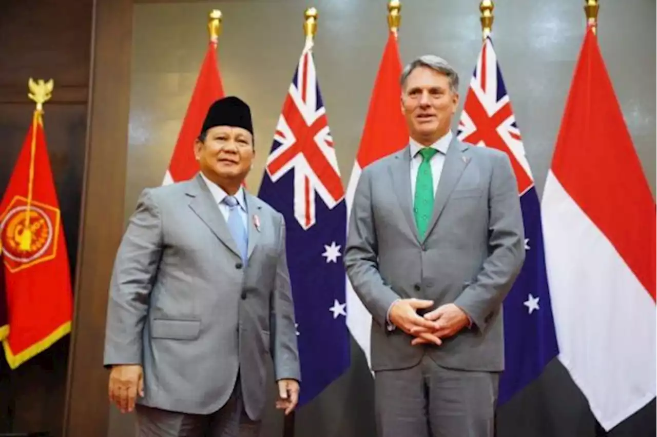 Prabowo Bahas Kerja Sama Pertahanan dengan Menhan Australia