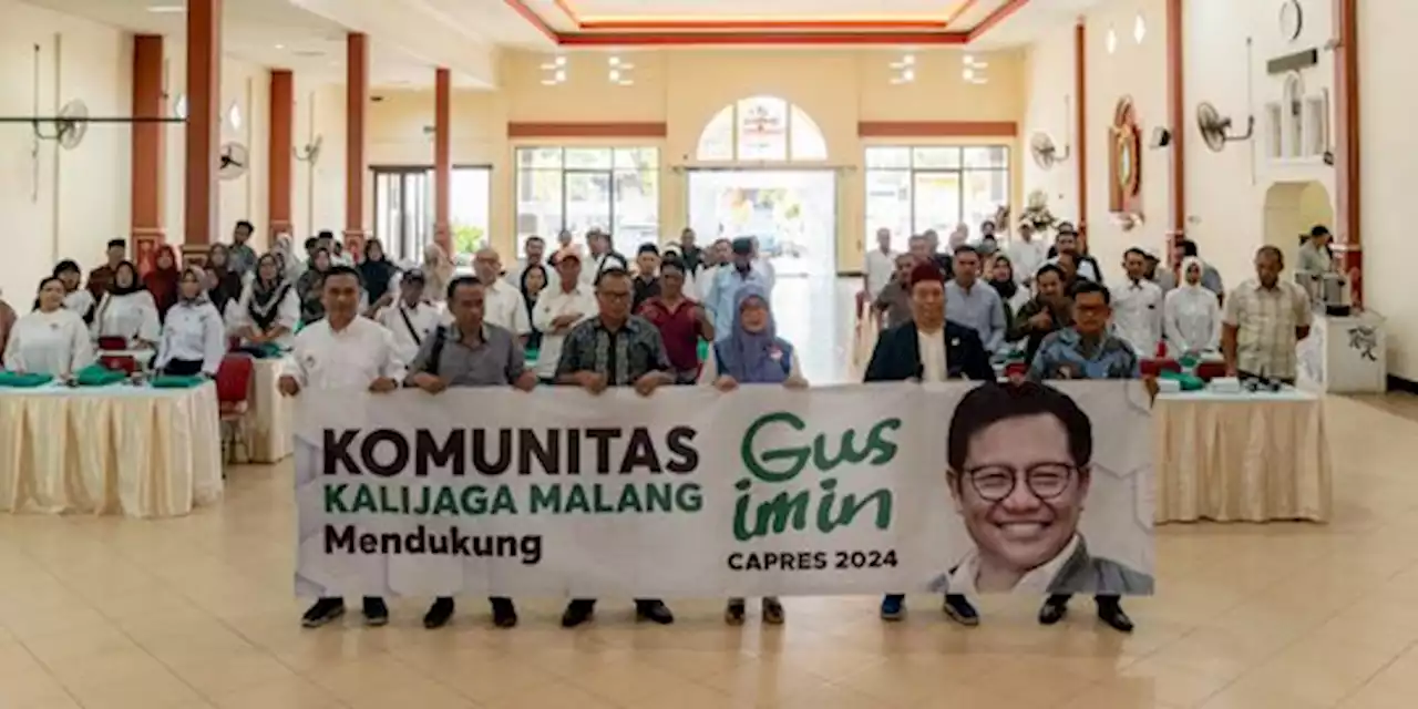 Komunitas Kalijaga Malang Deklarasi Dukung Gus Imin Capres 2024 | merdeka.com