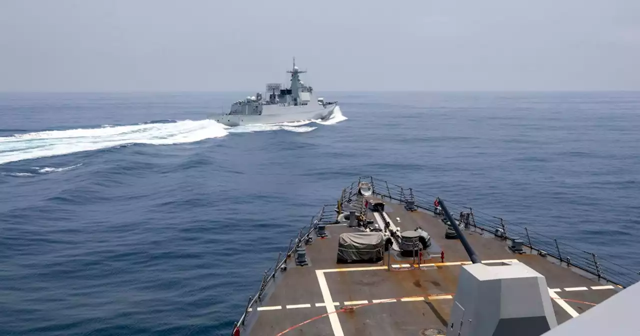 U.S. releases video showing close-call with Chinese warship