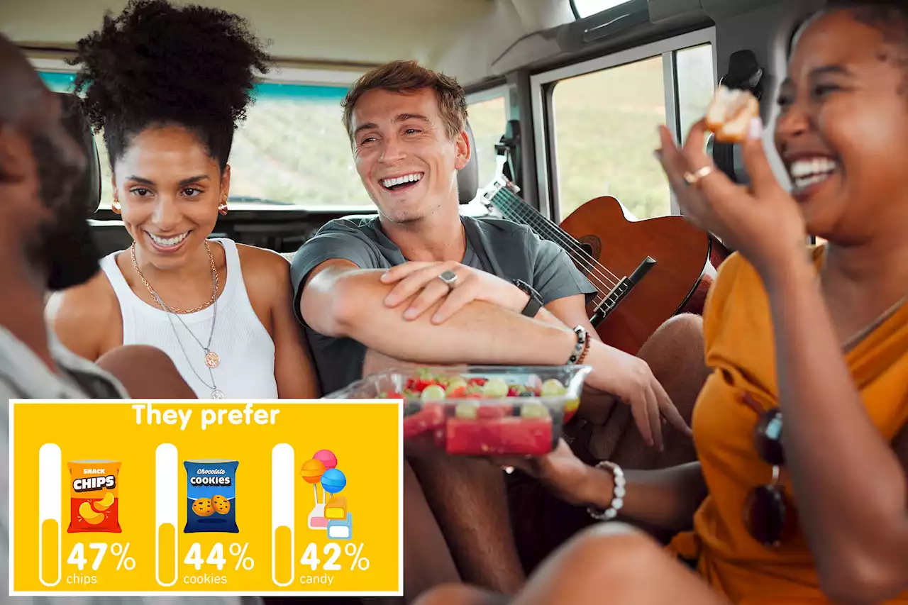 Study finds which snacks make or break a road trip