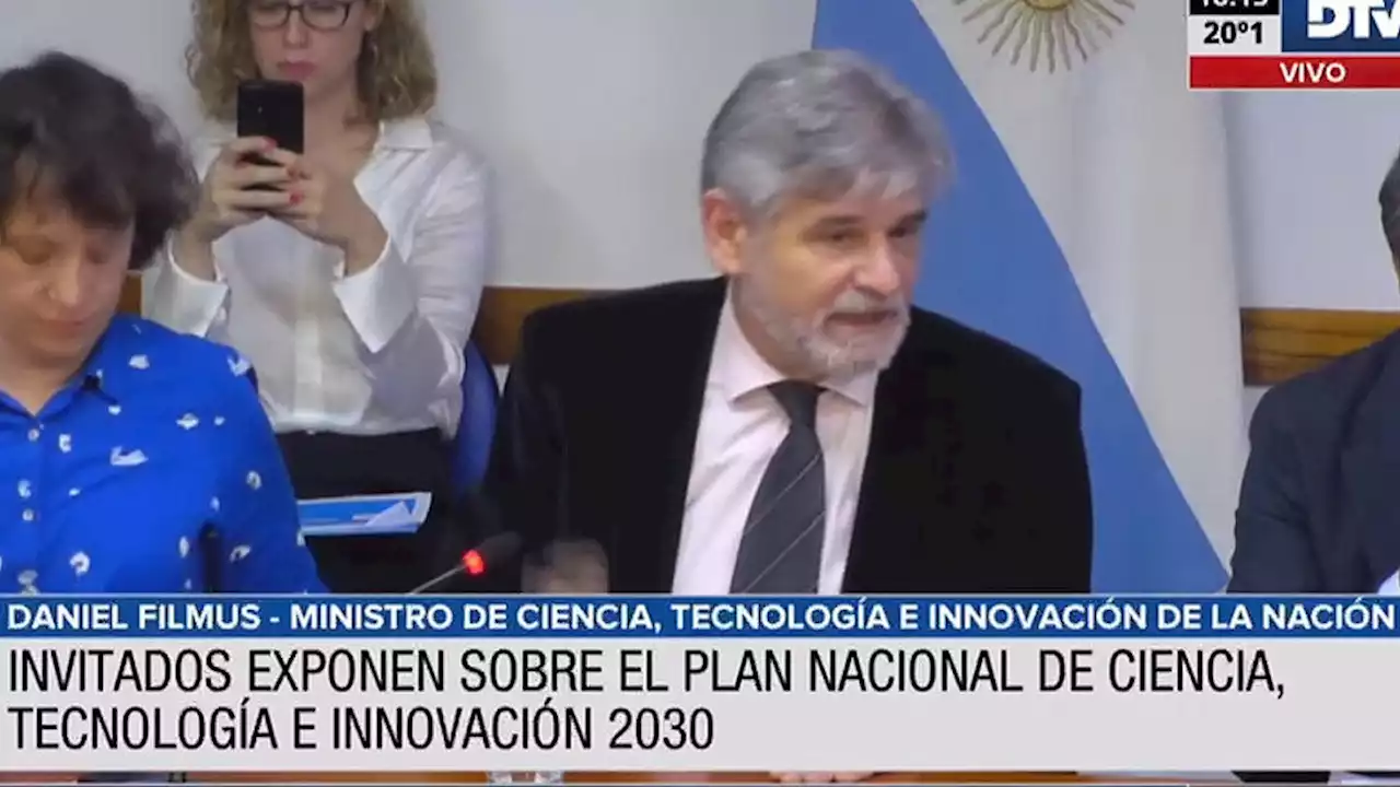 El ministro Filmus respaldó el “Plan Nacional de Ciencia, Tecnología e Innovación 2030” | Actividad en Diputados