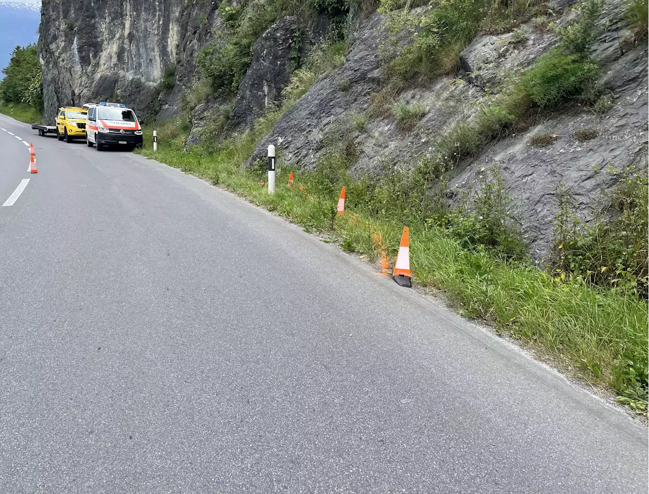 Trübbach SG: Motorradfahrer (20) nach Selbstunfall verletzt – ins Spital geflogen