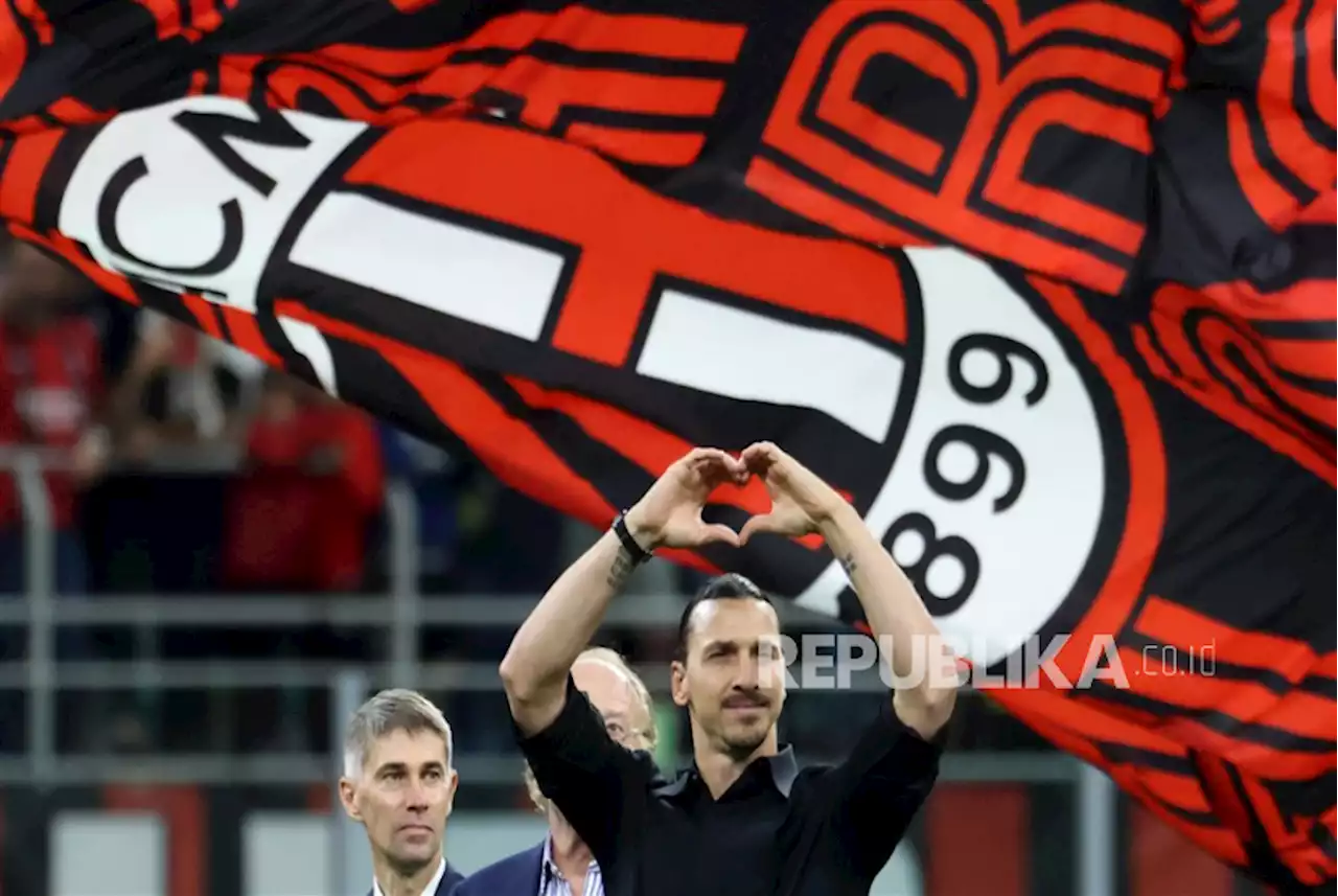 Zlatan Ibrahimovic Ucapkan Perpisahan di Hadapan Fans AC Milan |Republika Online