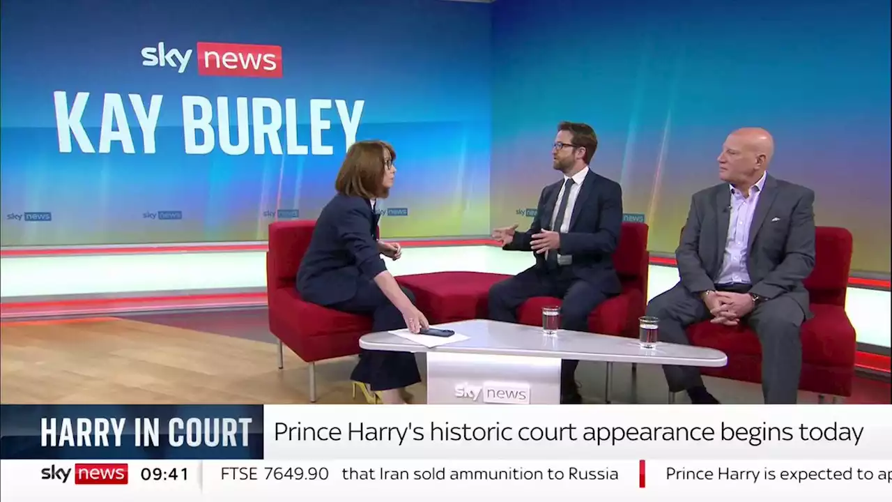 Prince Harry trial - latest: Harry expected in UK to give evidence in court - and lawyer will try to 'tear his case to shreds'