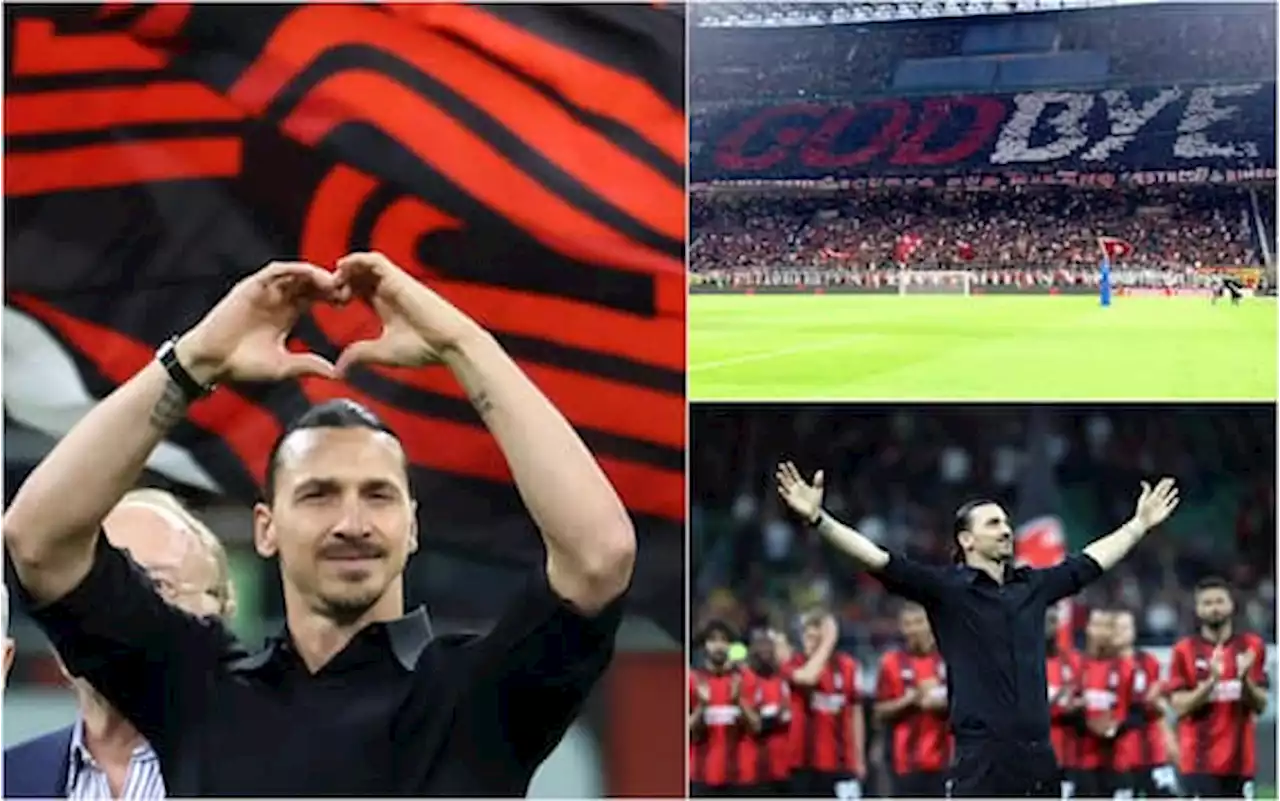 Zlatan Ibrahimovic annuncia il ritiro dal calcio, San Siro in lacrime