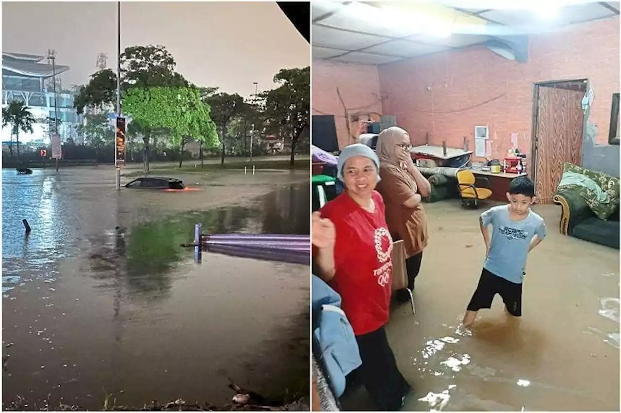 Floods hit Klang due to heavy rain