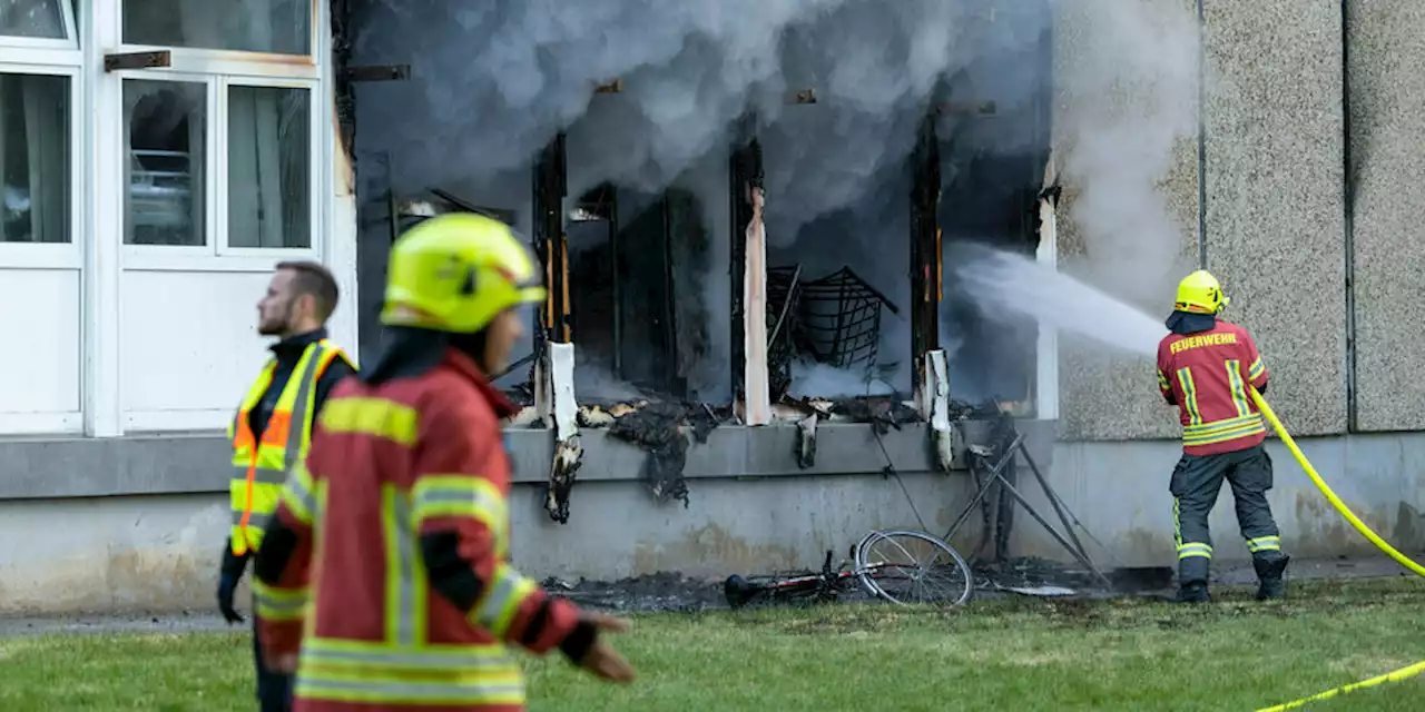 Flüchtlingsheim in Apolda: Kind stirbt bei Brand