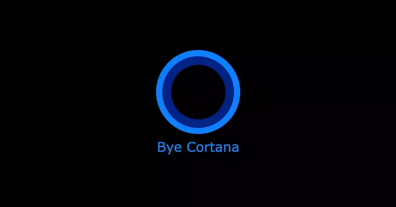 Símbolo de IA no Windows, Microsoft declara o fim da assistente Cortana