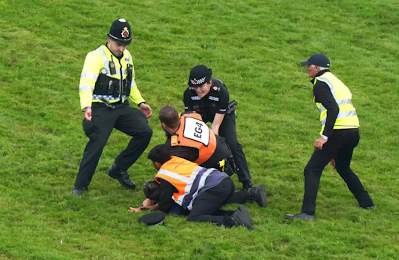 Man appears in court after protest at Epsom Derby