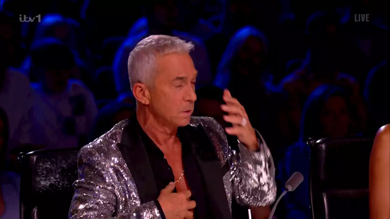 Bruno Tonioli breaks down in tears during Britain's Got Talent final after act performs