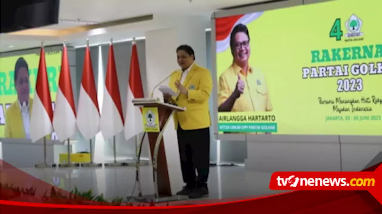 Hasil Rakernas Golkar: Airlangga Hartarto Tak Lagi 'Wajib' Jadi Capres