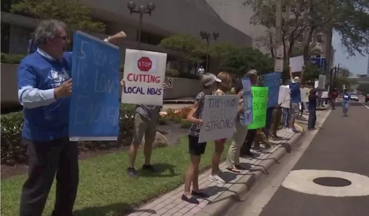 Florida Times-Union workers join journalists striking to demand leadership change at biggest US newspaper chain