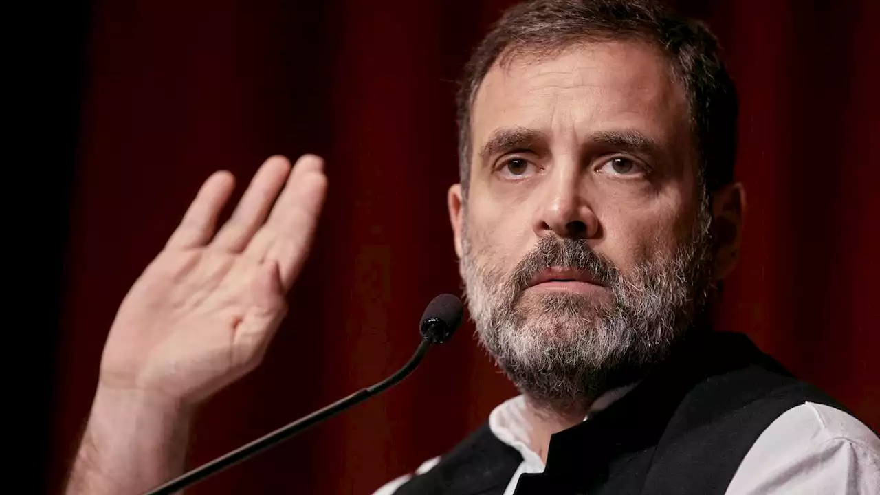 Indian opposition leader Rahul Gandhi calls on US audience to stand up for 'modern India'