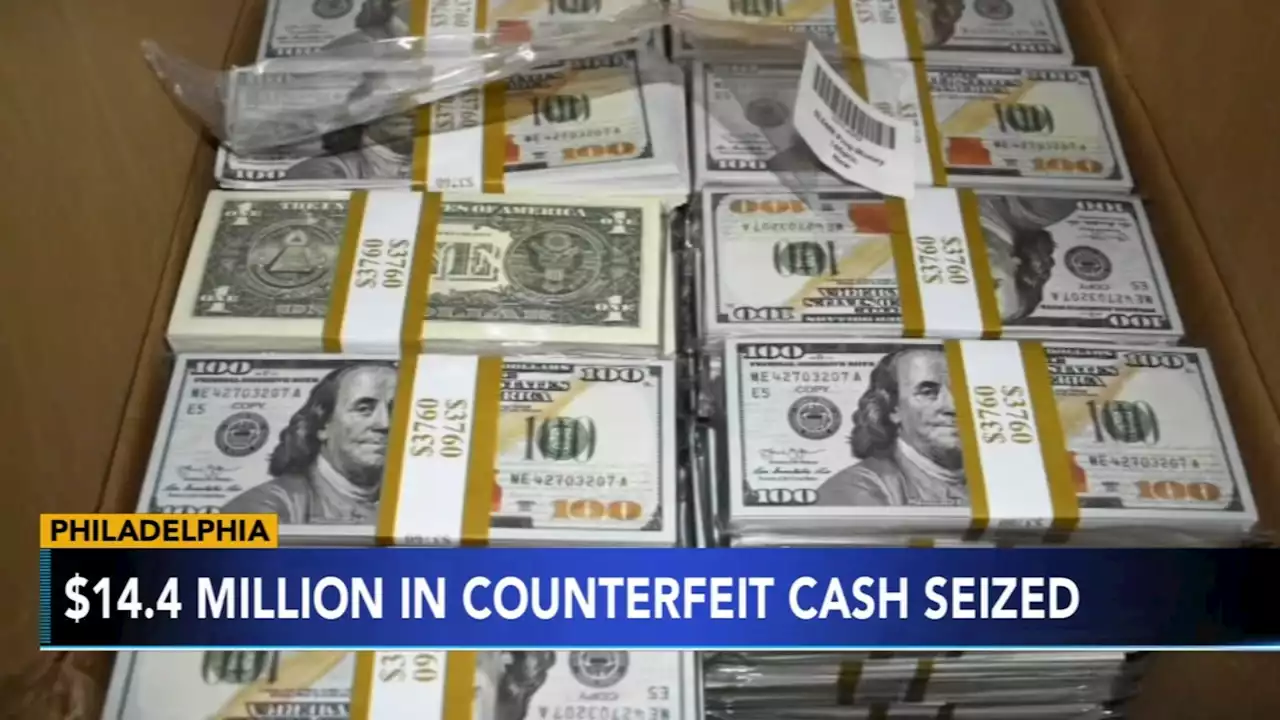 Nearly $15 million in fake money seized by CBP officers in Philadelphia