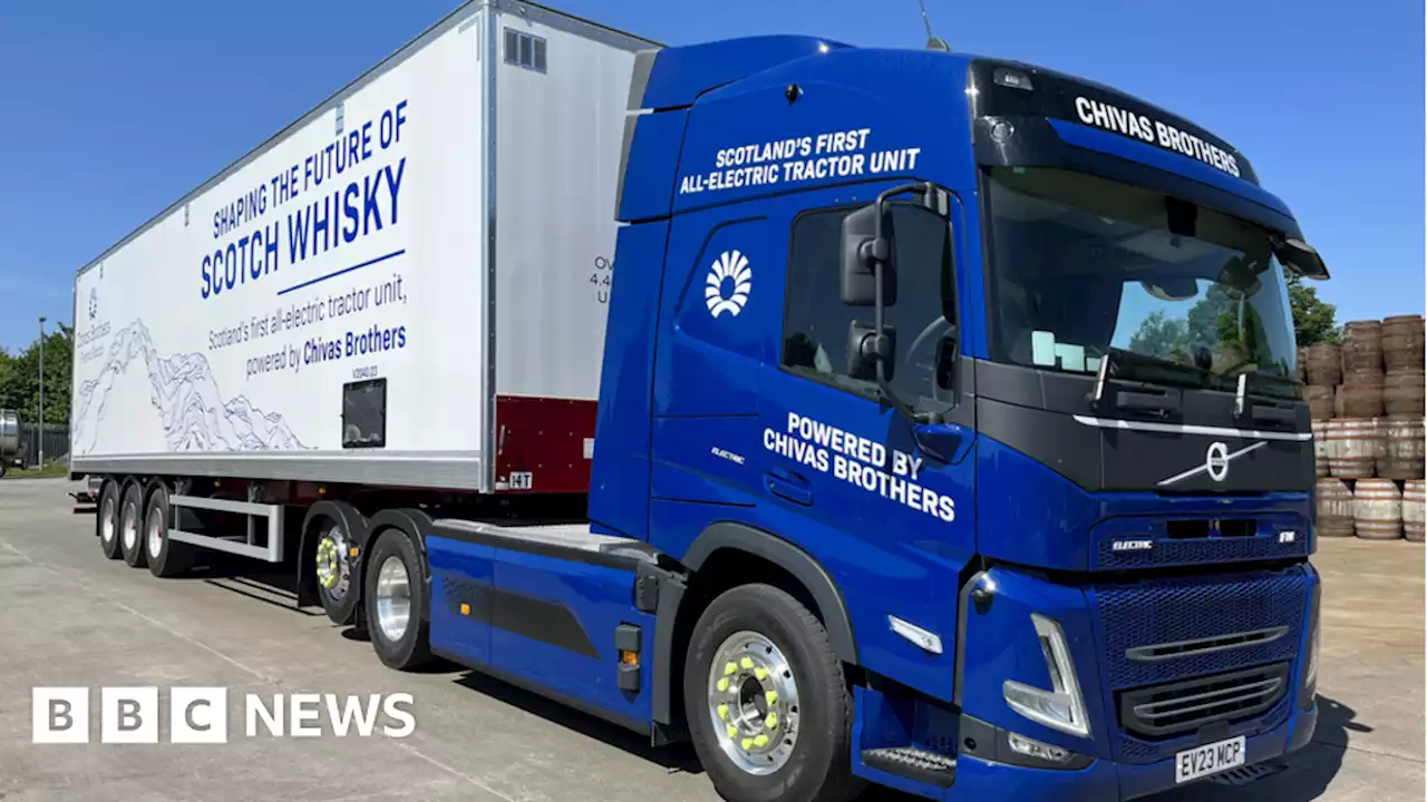 Scotland's first electric HGV starts making trips