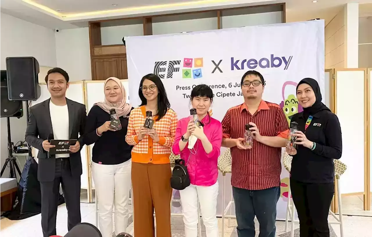 Kolaborasi EF &amp; Kreaby Dorong Kreativitas Seniman Muda