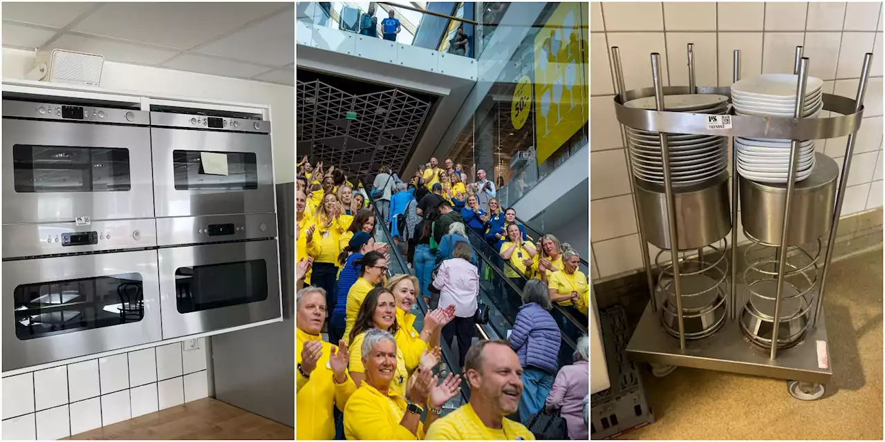 Prylar från gamla Ikea i Kållered säljs på auktion