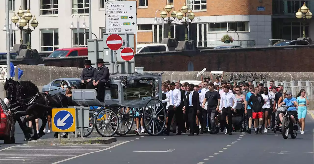 Talent of young Limerick soccer star Wassiou Ayawe Moran, who died in jet ski incident, remembered at funeral