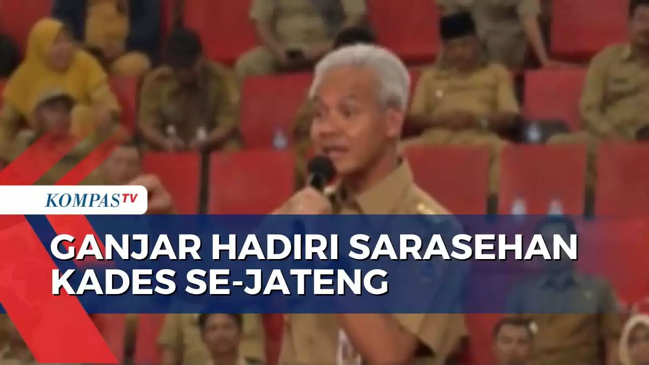 Acara Sarasehan Kades se-Jateng: Ganjar Pranowo Ajak Kades Percepat Atasi Kemiskinan dan Stunting!