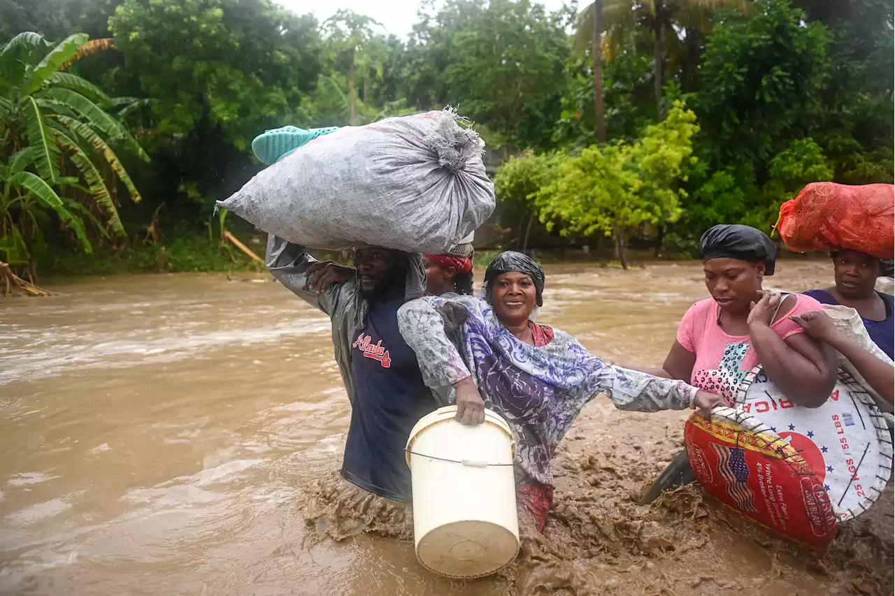 Video shows widespread flooding wreaking havoc in Haiti as 42 left dead