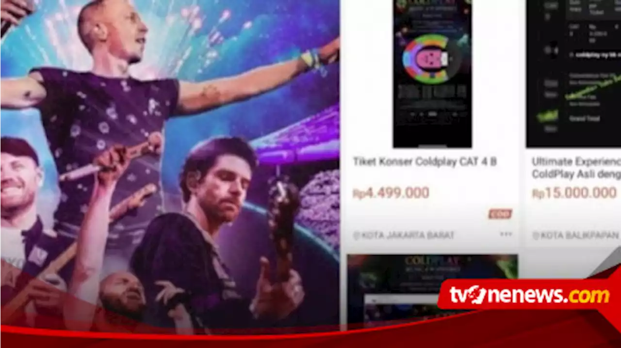 Penipu Tiket Konser Coldplay Gaet Korban Lewat Media Sosial Pakai Akun Fake