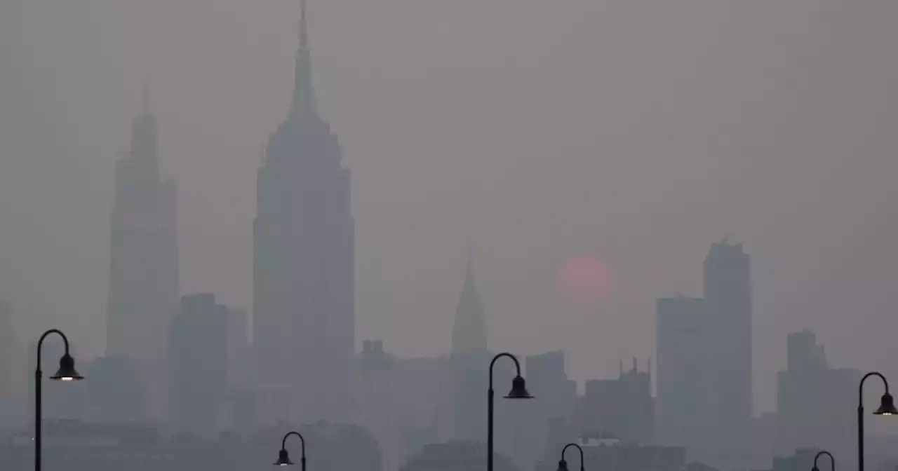 Why is the sky so hazy right now in the Eastern US?