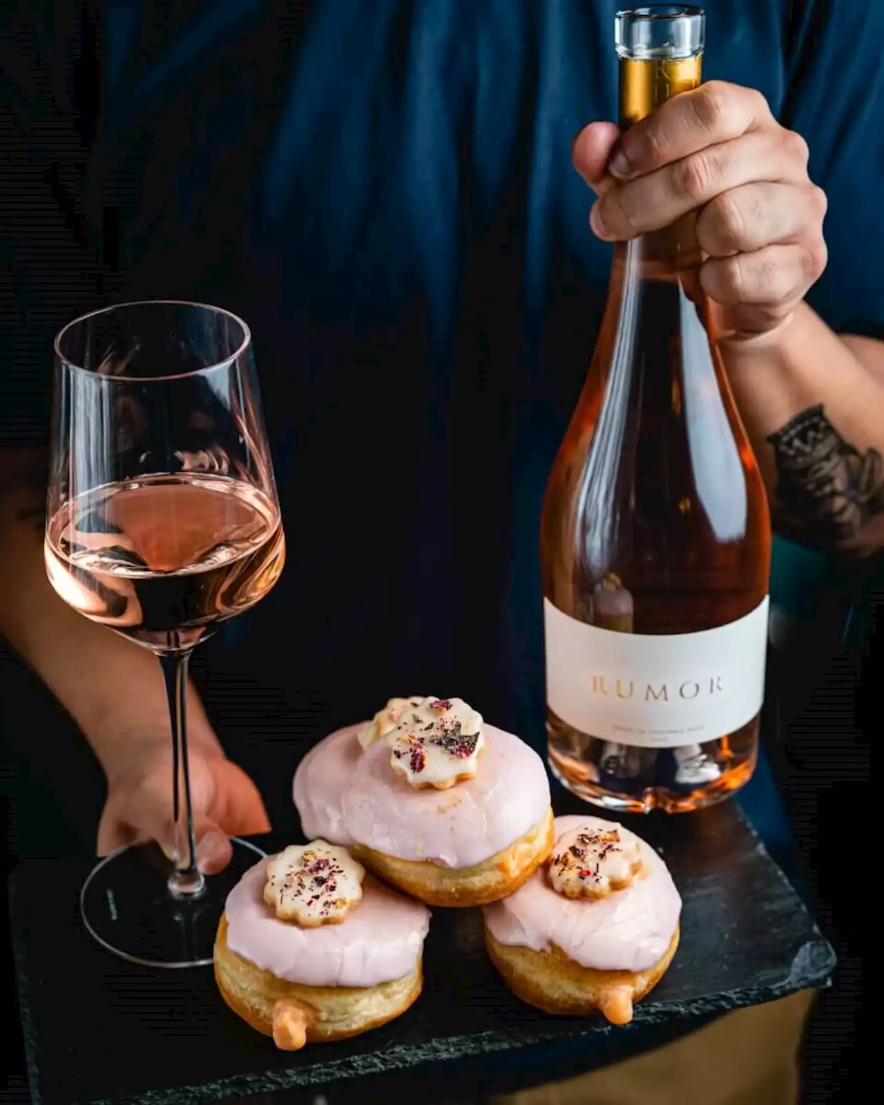 West Village’s Doughnut Project teams up with RUMOR Rosé for limited edition rosé doughnut | amNewYork