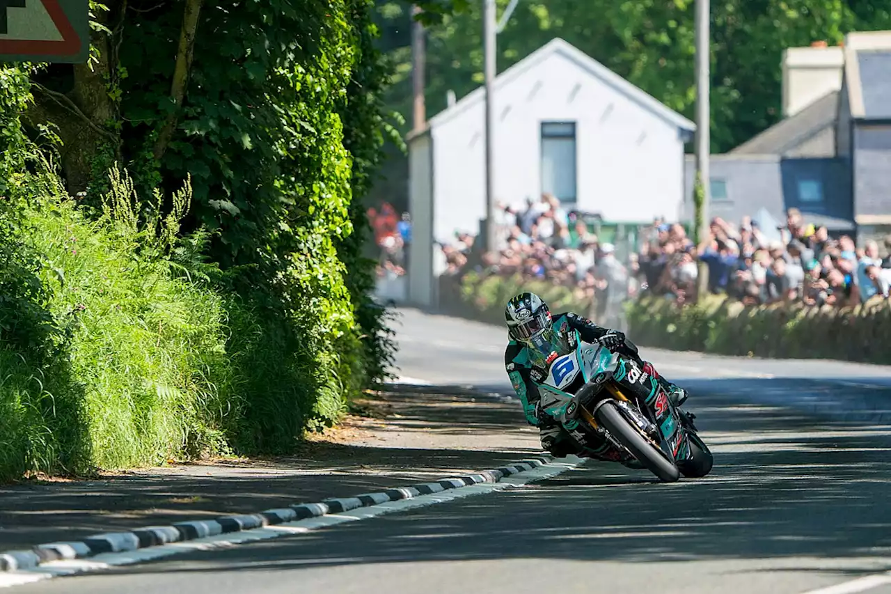 Isle of Man TT 2023: Dunlop nears all-time win record with second Supersport victory