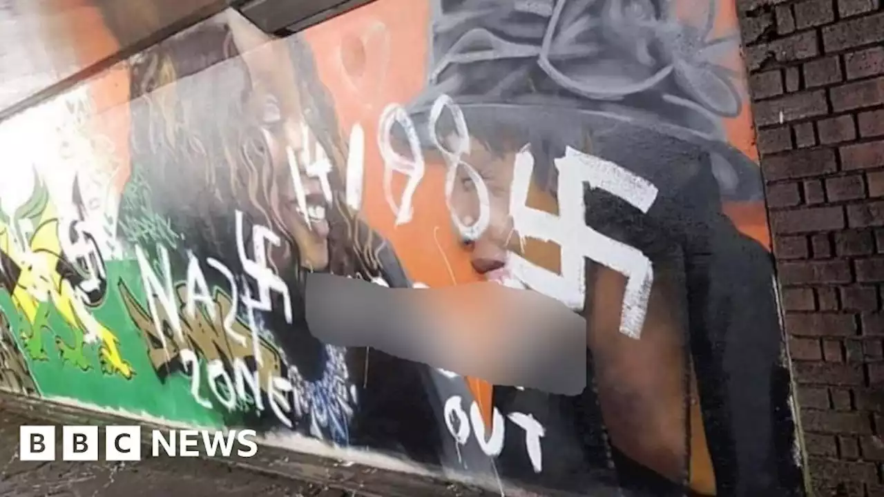 Port Talbot: Boy painted Nazi graffiti on Windrush mural