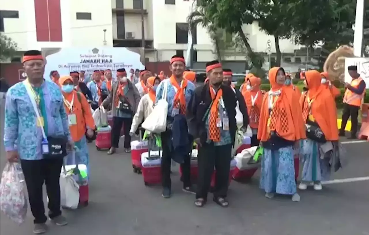 36 Kloter Jemaah Haji Jatim Sudah Berangkat ke Tanah Suci