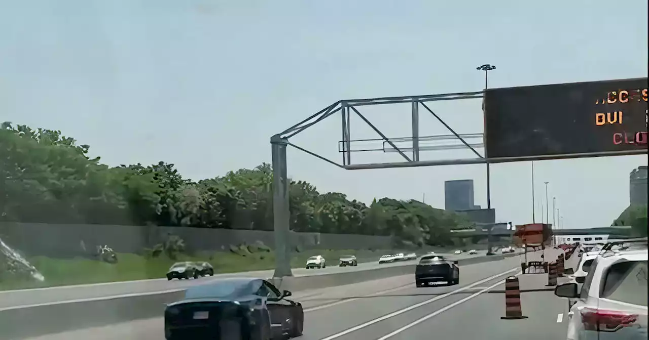 Video shows drivers flouting road rules on the DVP and people say it's peak Toronto