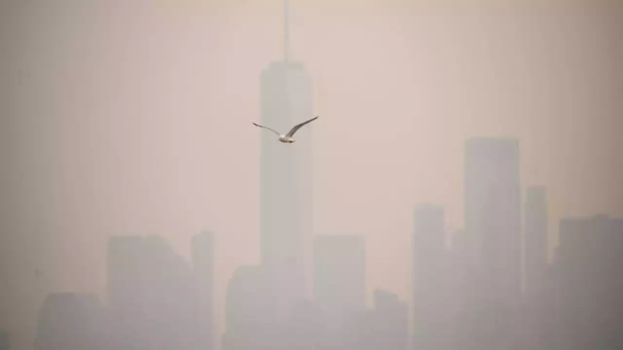 FAA halts some flights bound for New York's LaGuardia Airport amid smoke from Canadian wildfires