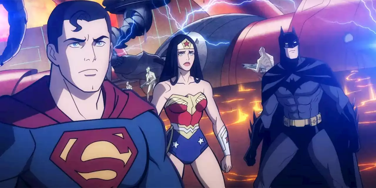 Batman, Superman, and Wonder Woman Fight to Get Home in 'Justice League: Warworld' Trailer