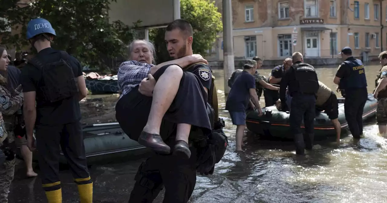 Thousands of civilians lost homes in flooding following dam attack in Ukraine