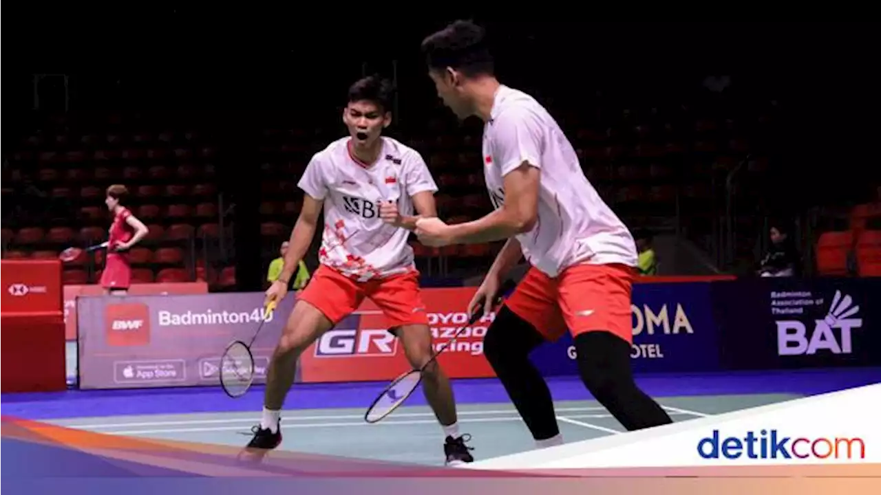 Bagas/Fikri Menang Dua Gim Langsung, Masuk 16 Besar Singapore Open 2023