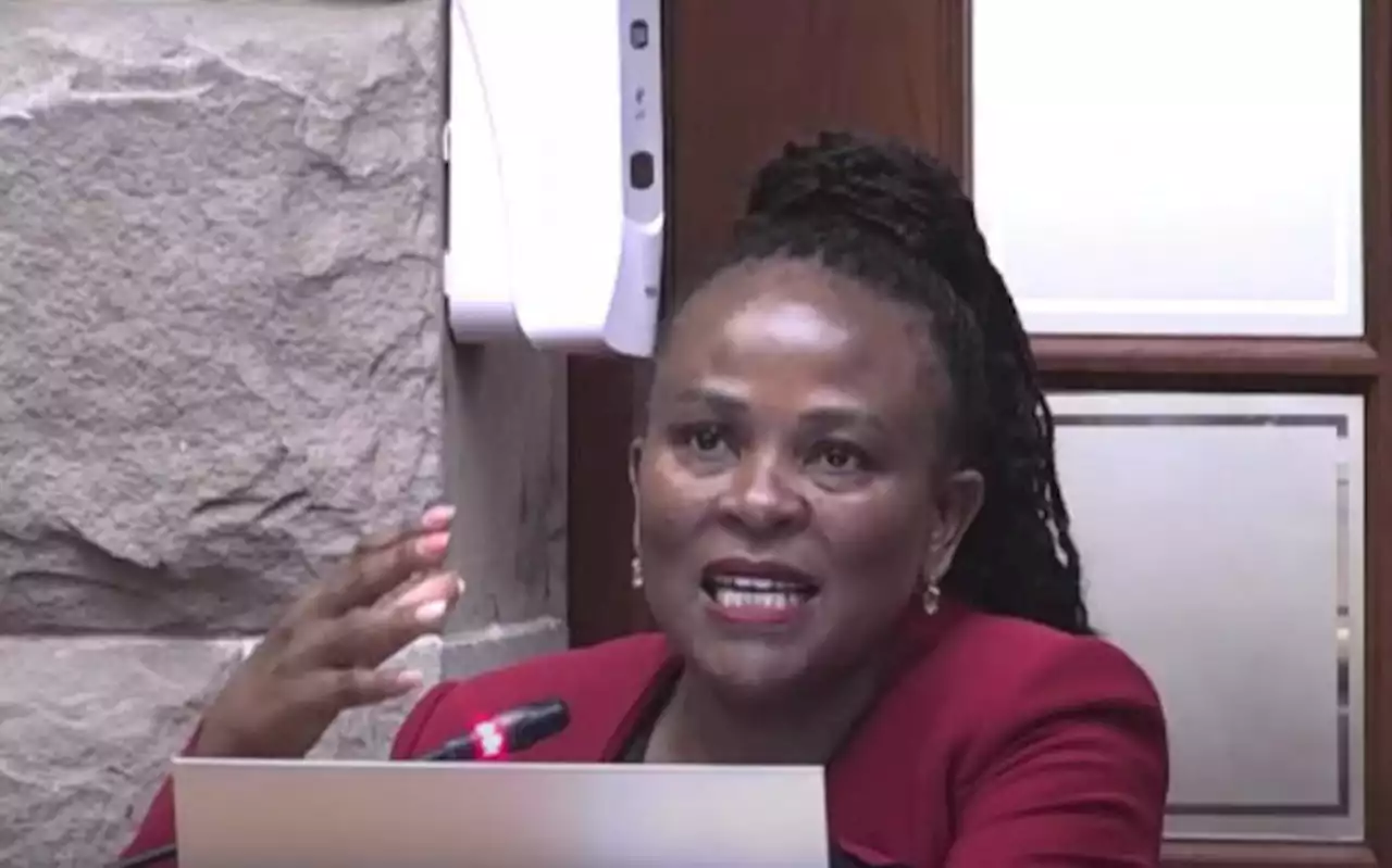 Mkhwebane again calls for Dyantyi to recuse himself as Section 194 inquiry chair