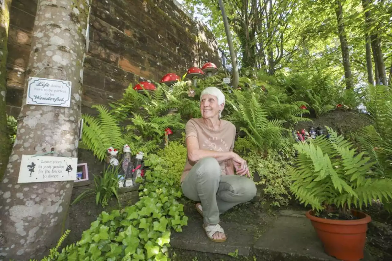 Pensioner, 74, dedicates 'heart and soul' to building fairy garden