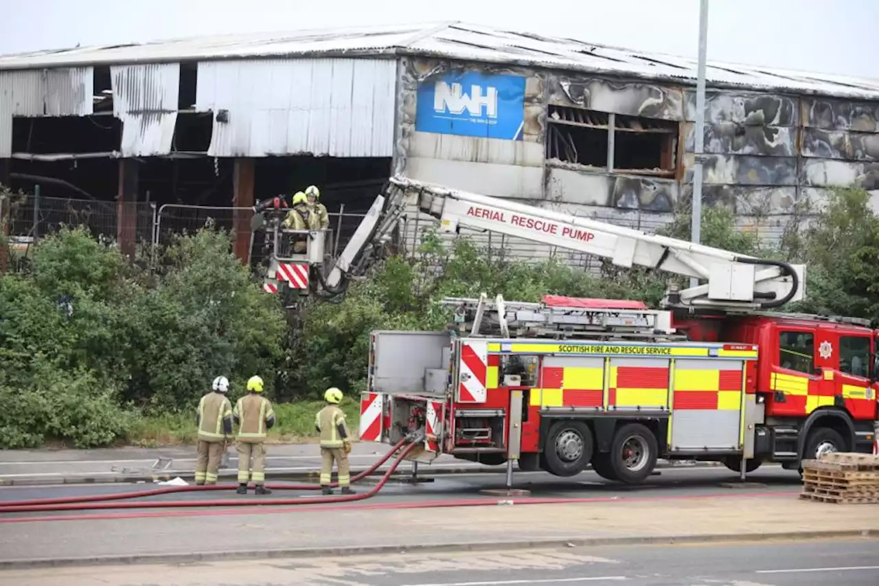 Pictures show damage after fire breaks out at East End recycling centre