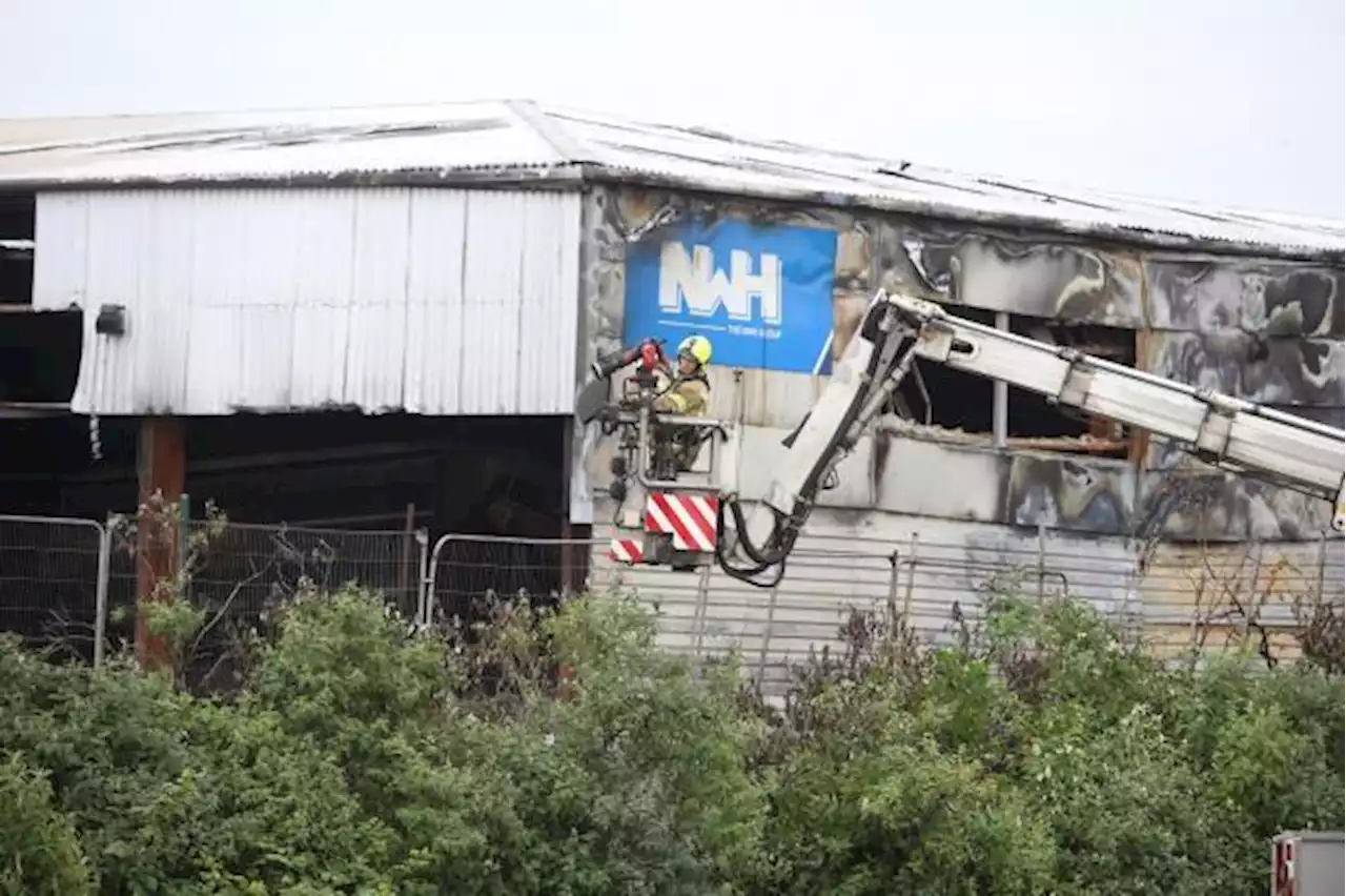 Roads reopen after East End fire at recycling centre