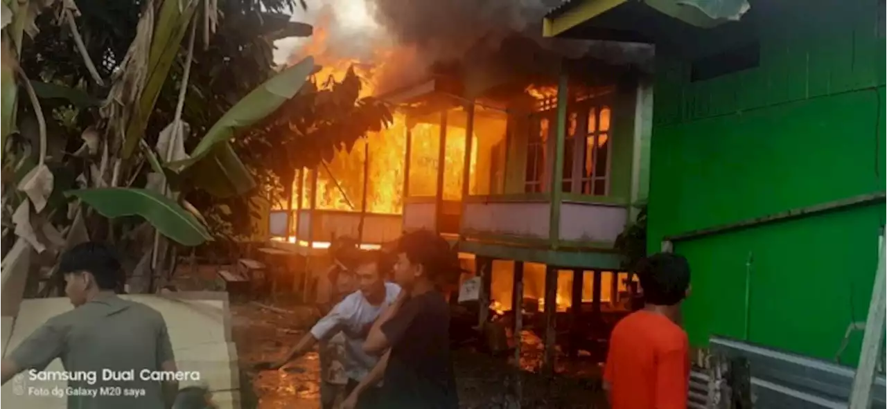 'Sijago Merah' Mengamuk, 7 Rumah di Tanjung Palas Hangus