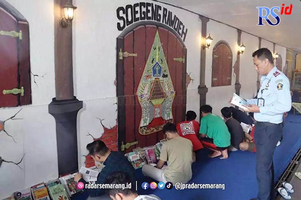 Tingkatkan Literasi Napi, Rutan Salatiga Datangkan Perpus Keliling