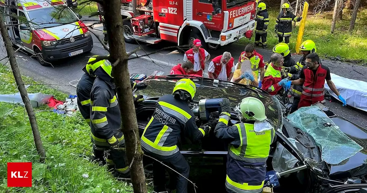 Großeinsatz in Bad Bleiberg: Neun Verletzte bei Unfall auf Landesstraße in Kärnten