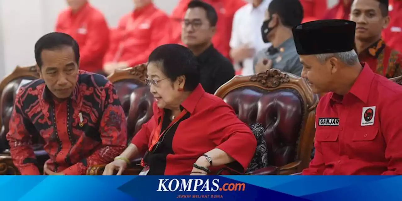 Ketika Jokowi dan Megawati Tunjukkan Kekompakan Dukung Ganjar di Rakernas PDI-P...