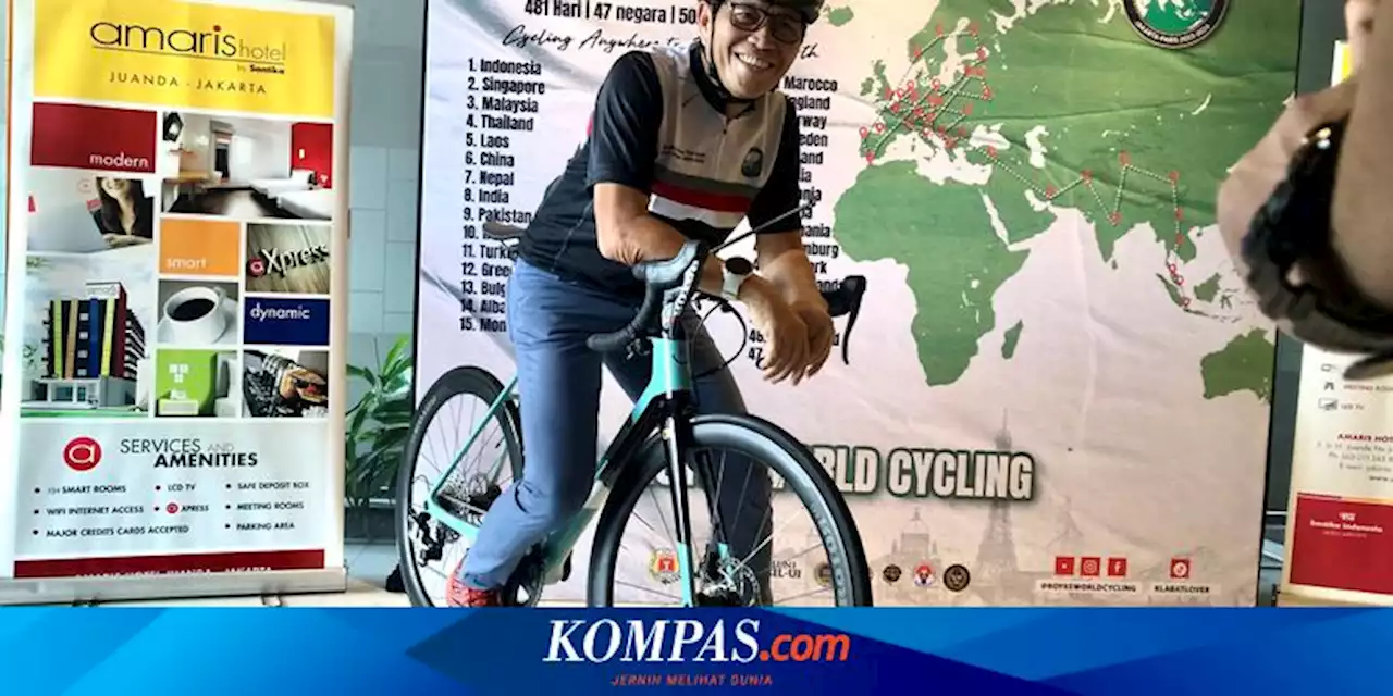 Sederet Persiapan Royke Lumowa Gowes dari Jakarta Menuju Paris