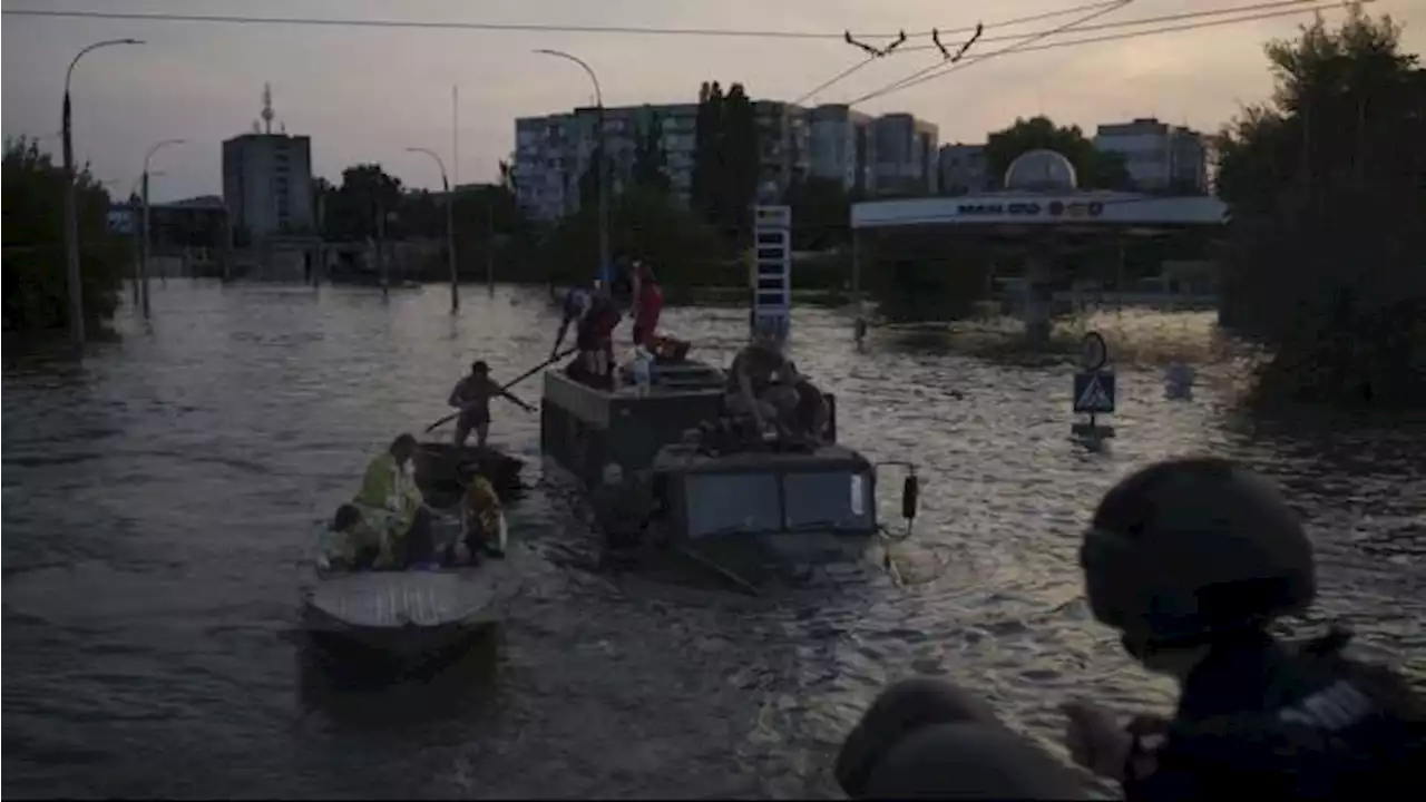 Bendungan Nova Kakhovka Jebol, Bahaya Ranjau Apung Intai Warga