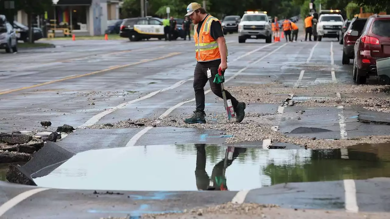 Water main break closes parts of 300 East in Salt Lake City