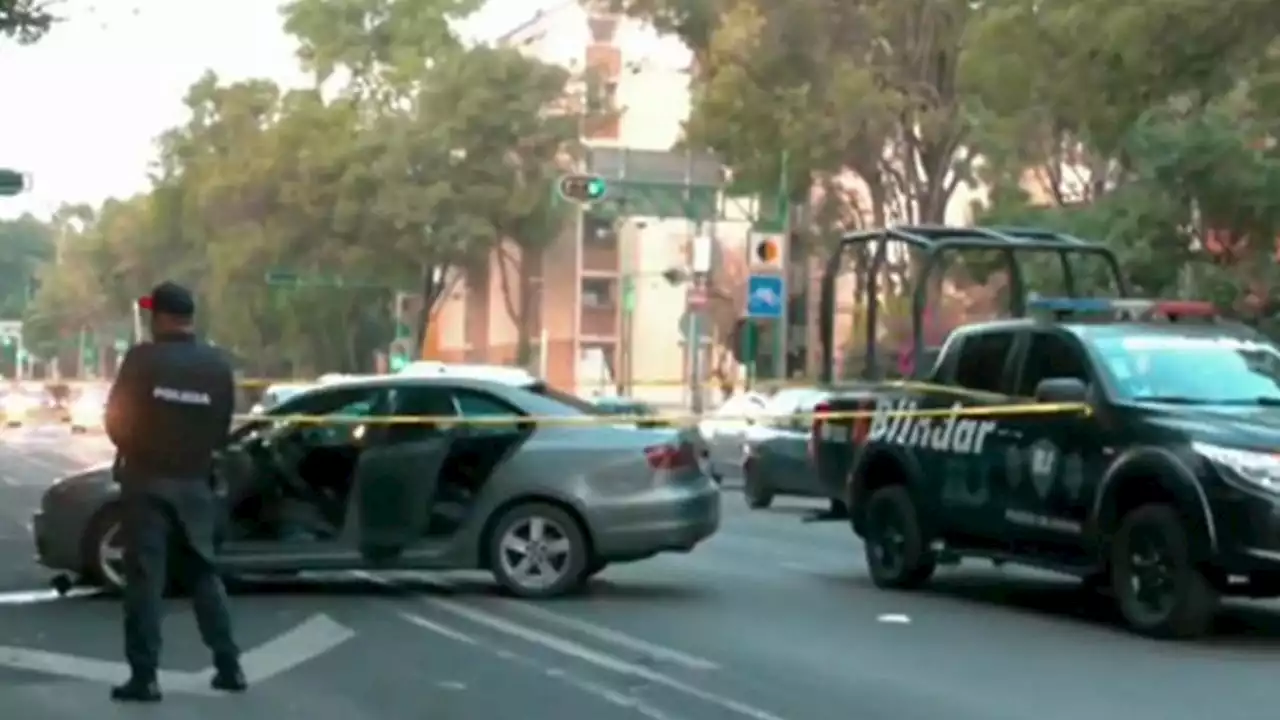 Balacera en Eje Central termina en persecución y rescate de una persona secuestrada