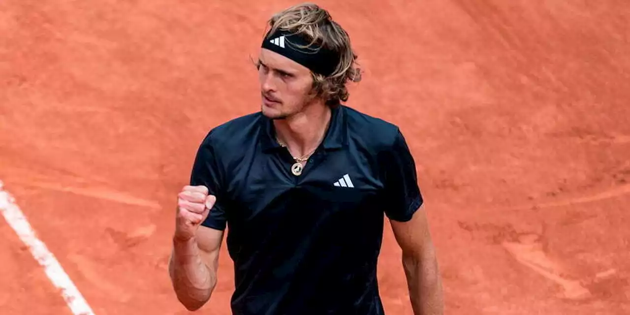 Roland-Garros : Zverev retrouve les demi-finales, un an après sa grave blessure