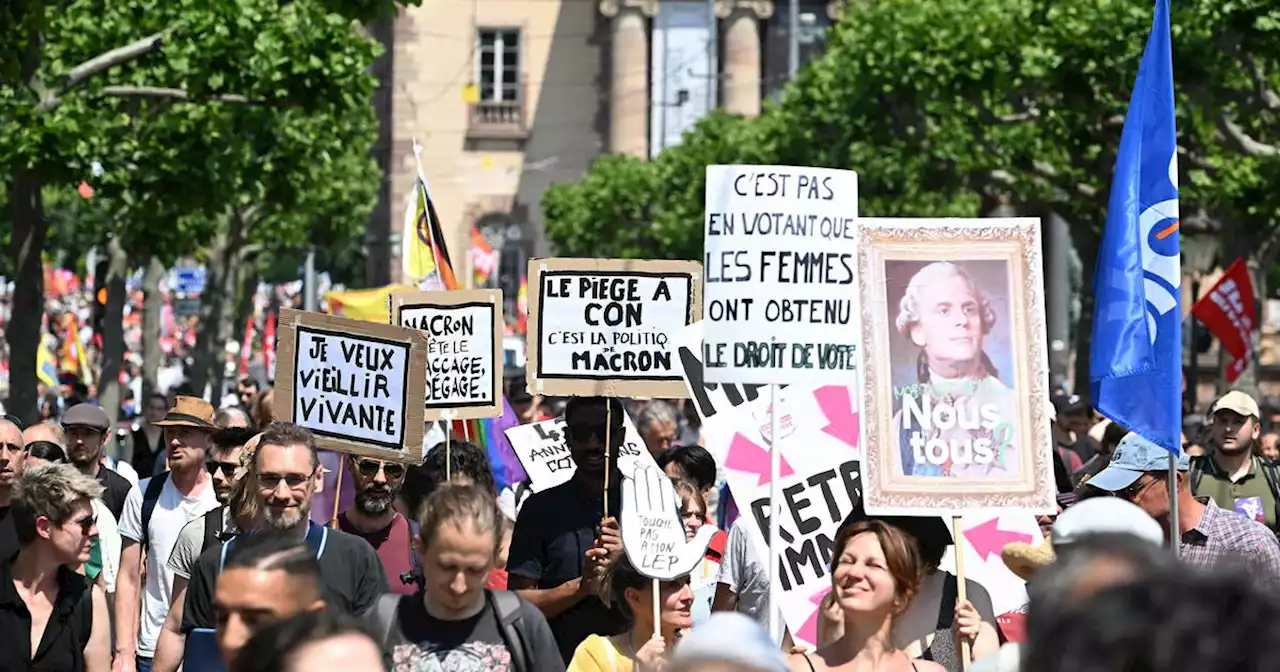 Manifestation contre la réforme des retraites : à Strasbourg, «on s’emmerde mais il fait beau, on est contents !»