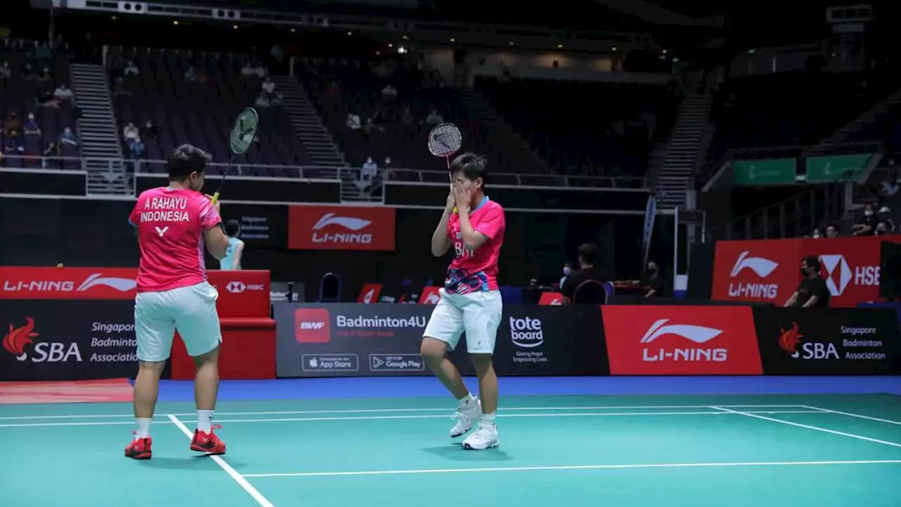 Hasil Singapore Open 2023: Apri/Fadia Melesat ke 16 Besar, Rehan/Lisa Tersandung